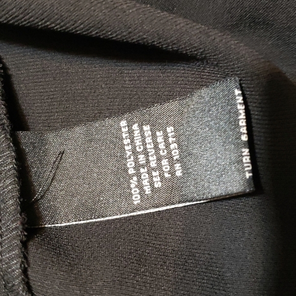 Sharagano Sleeveless Collared Button Down Black Dress size 4 - Picture 5 of 5